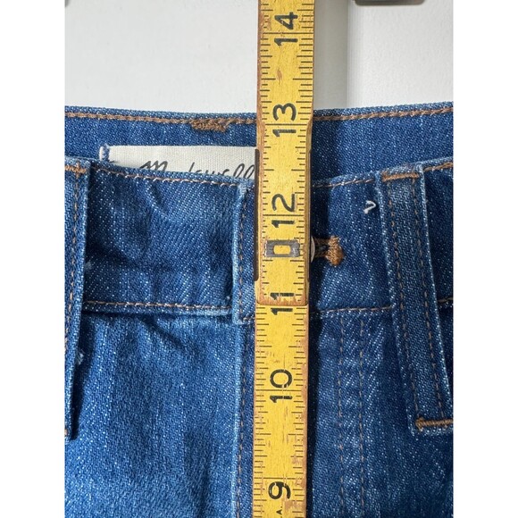 Madewell High Rise Flare Jeans Size 27 NWT Dark Wash Wide Leg 11” Rise $128 Reta - Picture 12 of 12